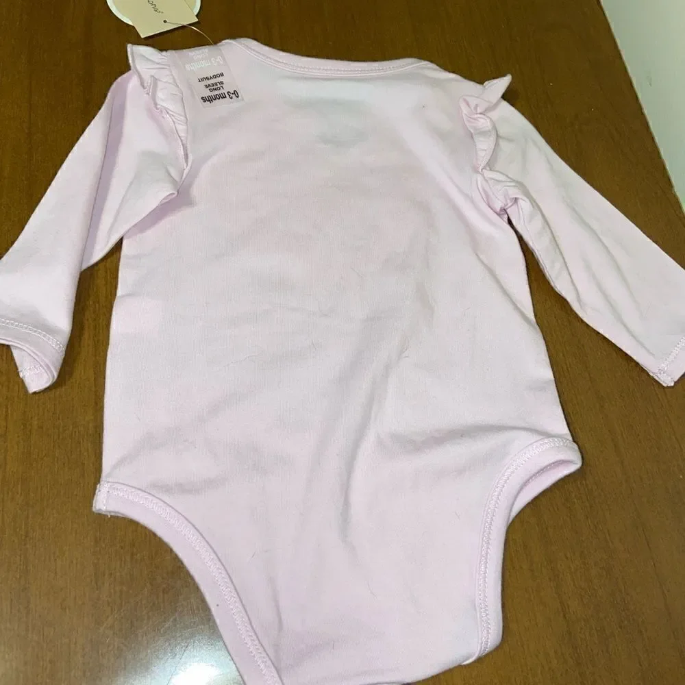 NWT long sleeve infant onesie